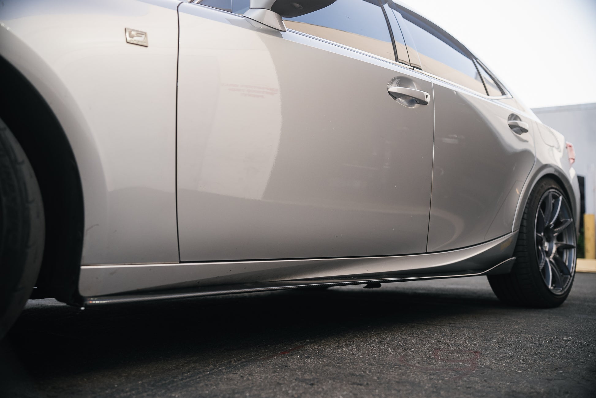 Origin Stryfe | Carbon Fiber Side Skirt - Lexus IS F-Sport 2014-18