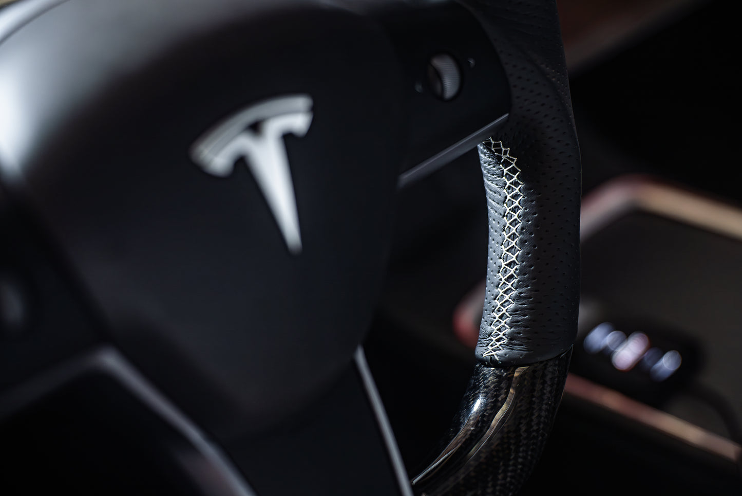 Origin Stryfe | OE Carbon Fiber Steering Wheel - Tesla Model 3 & Model Y