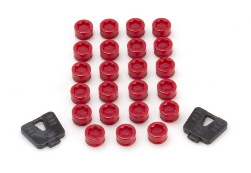 Wheel Mate SR45R Caps Set of 20 - Red