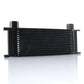 DC Sports Oil Cooler DC SPORTS 15 ROW UNIVERSAL OIL COOLER; BLACK