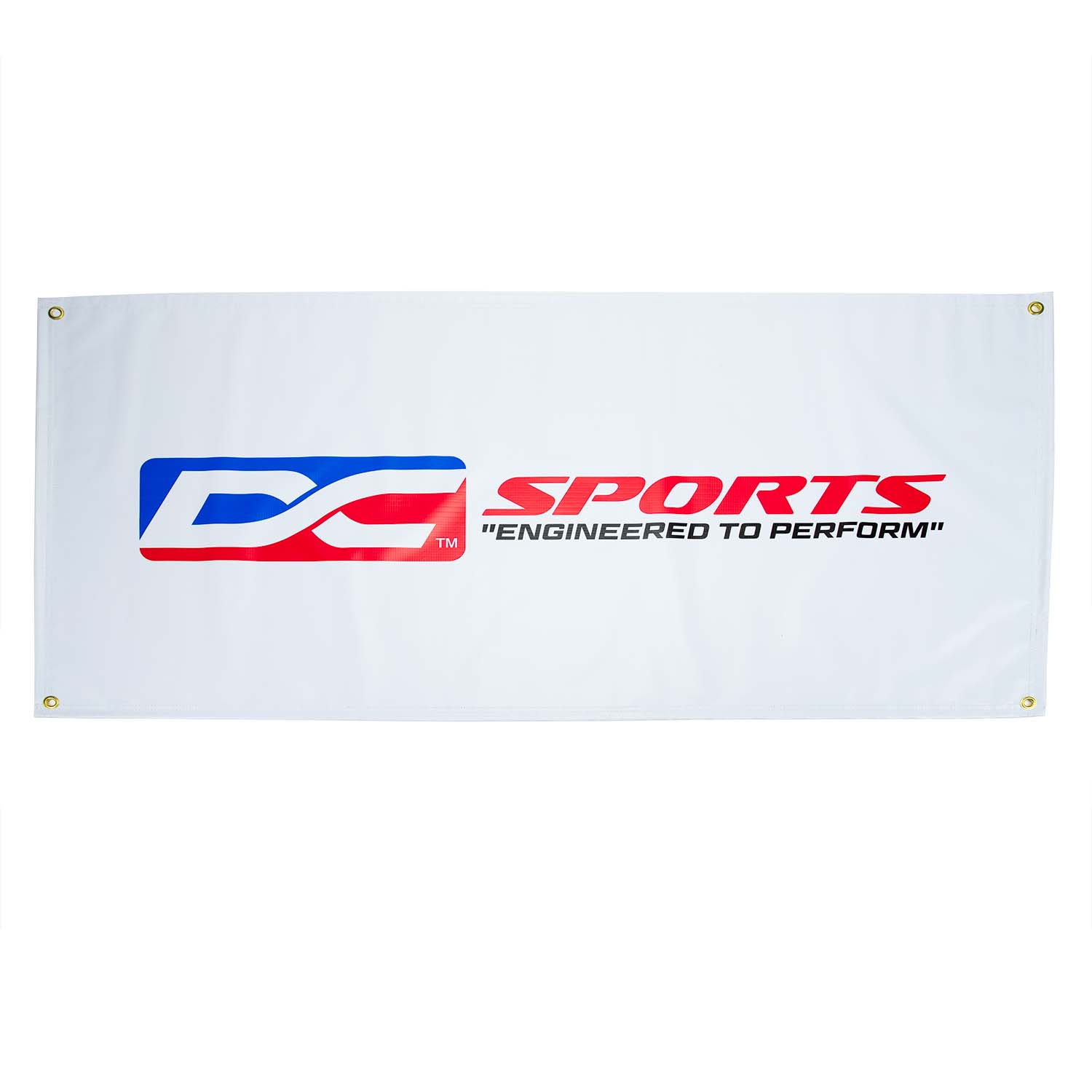 DC Sports Banner White DC Sports Wall Banner (Black)