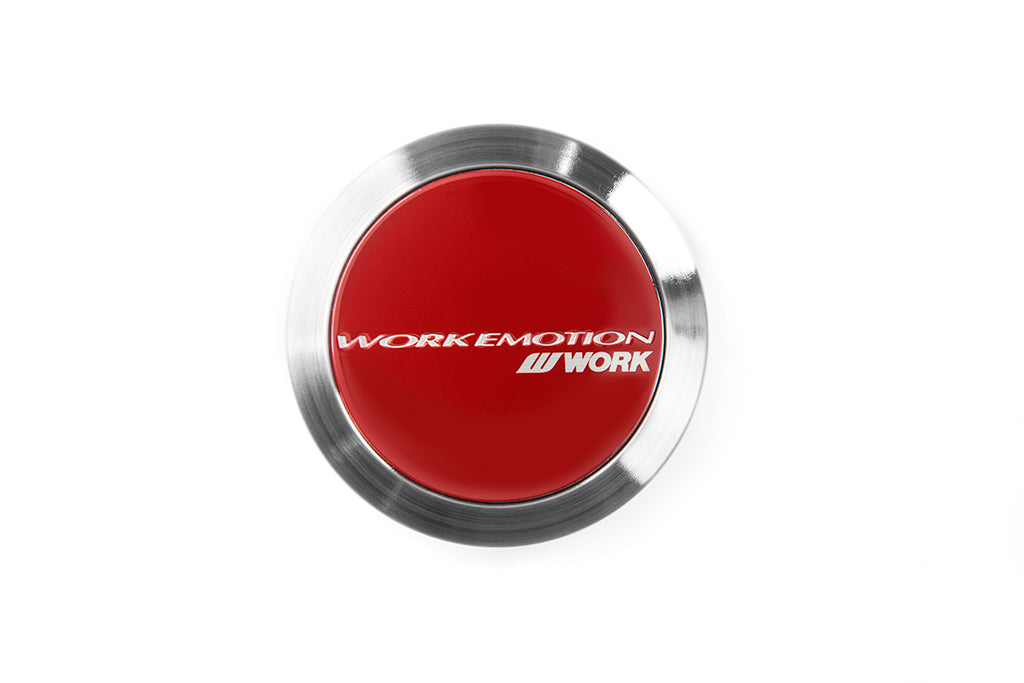 Work Emotion Series Center Cap Red/Chrome Ring - 365 Performance Plus